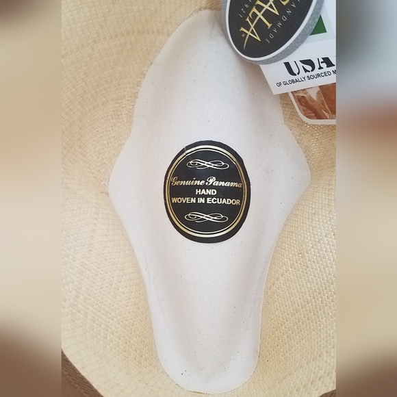 Men's Genuine Handwoven Grade 8 Panama Straw Safari Hat - Picture 6 of 16